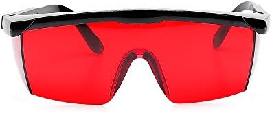 Очила за подобрување на црвените ласер Hueper GL01R - Очила за заштита на очите за заштита на очите за црвено ласерско ниво, ротирачки и мулти