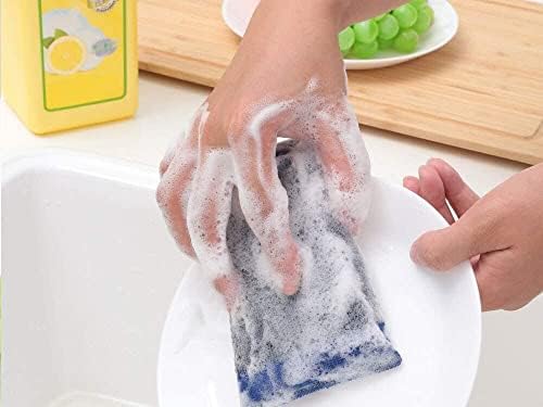 Сад миење сунѓер кујнски сунѓер за алатки со тврда површина со мулти-употреба на тешки чистење за миење садови за миење садови
