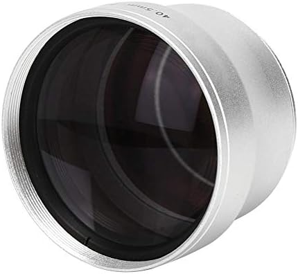 Зголемување На Камерата Vifemify, Lens40, 5MM 2x Зголемување На Црна Алуминиумска Легура Дополнителна Леќа За Сите Леќи Со Дијаметар