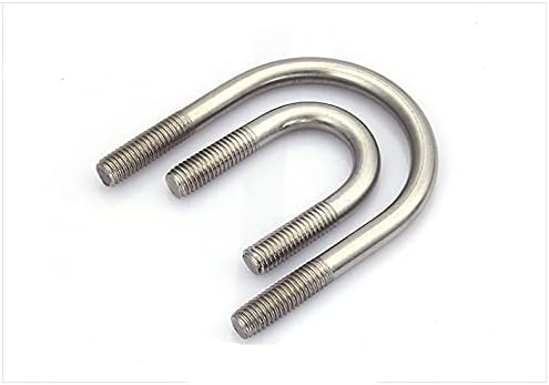 2pcs M12 завртки со висока јачина од не'рѓосувачки челик u-bold u тип завртка со должина од 42-57 mm
