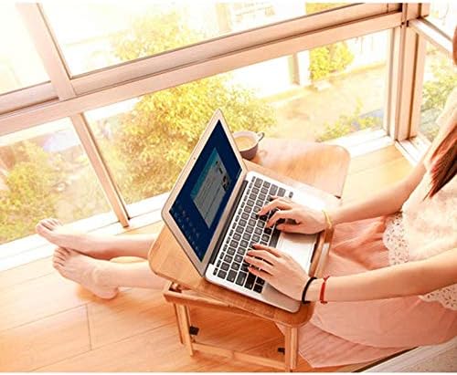 ZHYH 1PC прилагодлив лаптоп штанд Преносен лаптоп табела со анти-лизгање и навремена емисија на топлина лаптоп кревет скут