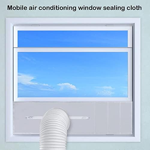Заптивка за прозорец за преносен климатик, универзален водоотпорен комплет за заптивки на прозорецот, запечатен дизајн на едно