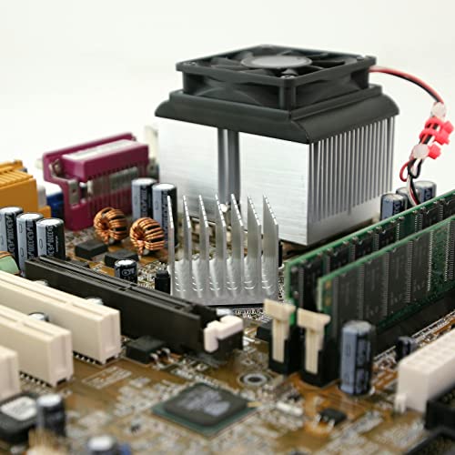 Меканикс 2 пакет M.2 SSD ладилник за топлина со термичка подлога за ладење алуминиум за ладење за компјутер, 70x22x3mm, црна