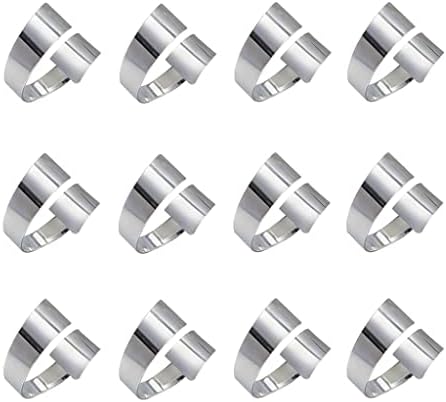 GFDFD салфетки прстени сет на тркалезни држачи за салфетка за празници за украси за Божиќни свадби