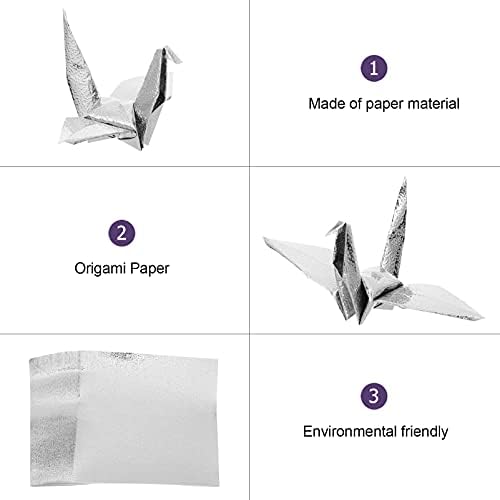 Nuobesty оригами златна хартија оригами хартија, бисер оригами хартија орагами оригами хартија облога од оригами листови, оригами