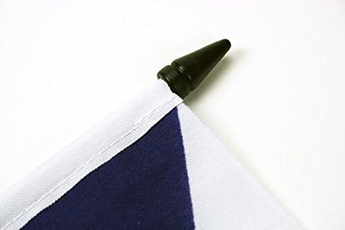 АЗ ЗНАМЕ Луксембург Табела знаме 5 х 8 - Луксембуршко Биро Знаме 21 х 14 см-Црн Пластичен Стап И Основа