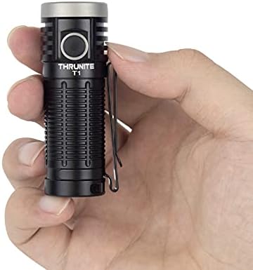 Thrunite T1 Flashlights на магнетна опашка, USB Flashlight EDC, Flashlight, Stepless Dimming 1500 Lumens Pocket Flers, Cree XHP50,