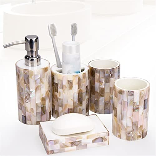 SSLFQND бања countertop складирање бања сет бања за миење садови чаша за заби за заби