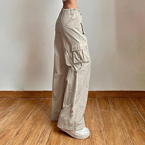 Bddviqnn Баги карго панталони за жени со високи половини џогерски панталони за жени панталони жени хип хоп улична облека за џемпери