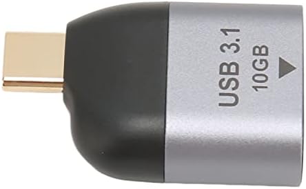 Qinlorgo Type C до USB 3.1 адаптер, приклучок за пренос од 10Gbps и игра USB 3.1 до типот C адаптер стабилен за лаптоп