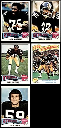 1975 година Топс Питсбург Стилерс тим сет Питсбург Стилерс VG+ Steelers
