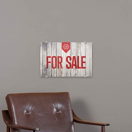 CGSignLab | „За продажба -наутичко дрво“ Премиум акрилен знак | 18 x12