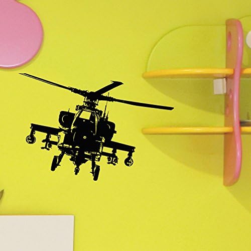 Хеликоптер wallид декларална винил налепница воен напад воен напад wallиден декор дома ентериер дизајн уметност мурал момчиња соба деца