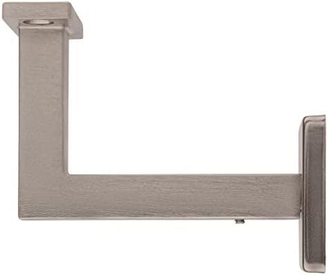 Национален хардвер N830-525 Reed Handrail Bracket, сатен никел