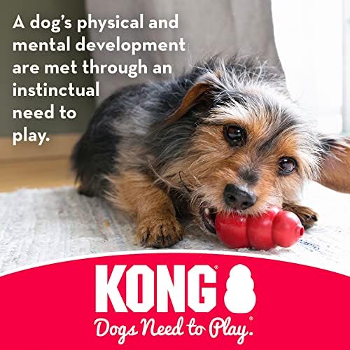 Конг-Кученце Гуди Коска-Заби Гума, Третираат Издавање Куче Играчка - За Мали Кученца-Розова