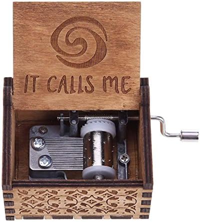 Vktech 18 белешка рачна чудак дрвена музичка кутија античка врежана музичка кутија роденденски подароци украс Божиќна декорација