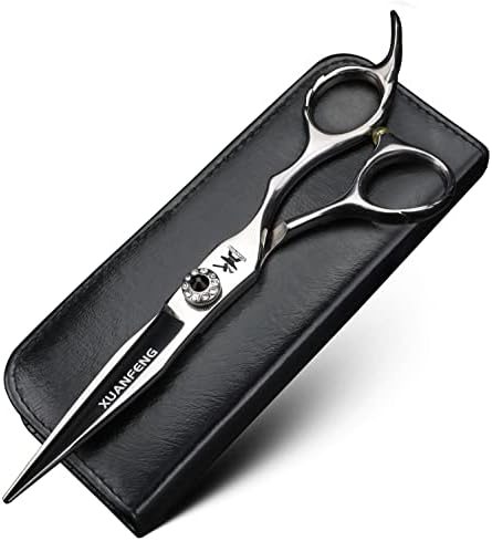 КСУАНФЕНГ 9цр18 челик ножици За Коса со висока Цврстина 6-инчен Вграден Фризерски Фризер За Сечење Ножици За разредување Ножици