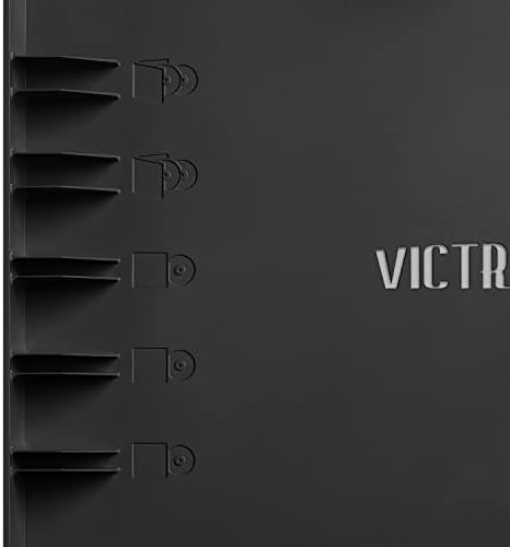 Victrola Revolution Go 3-брзински Bluetooth Portable Record Player со вградени звучници | Црна VSC-750SB-BLK