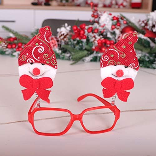 Nuobesty 3PCS Божиќни очила забава фаворизира новогодишна елка што висат украси за очила за очила за очила