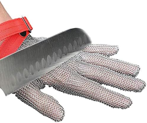 JzrH отпорни на нараквици од не'рѓосувачки челик, безбедносни ракавици, метални решетки отпорни на ракавици за градинарство, градинарска рачна