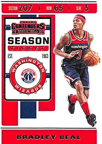 2019-20 Кандидари за кандидати за Панини Сезона #11 Бредли Бил Вашингтон Волшебници во НБА кошарка за трговија со кошарка