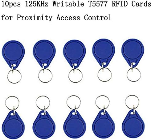 ОБО рацете рачни 125kHz RFID блокирање на читателот на писателот на писателот Duplicater + 10pcs Напишете T5577 Клучни картички