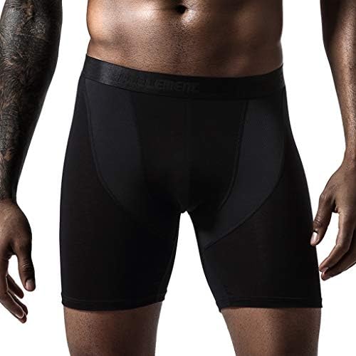 Bmisegm боксерски шорцеви за мажи спакуваат еластични панталони секси дишење тенок машка рамна долга долна облека Брзо спортски машки