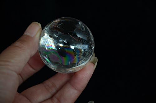 Вистинска Тибет Хималајска висока надморска височина Природна чиста кристална кварц топка сфера Орб скапоцен камен 1,73 инчи со виножита