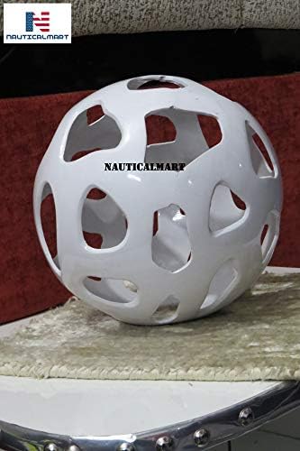 Алуминиум мала месечина топка декоративна скулптура скулптура центар за трпезарија дома