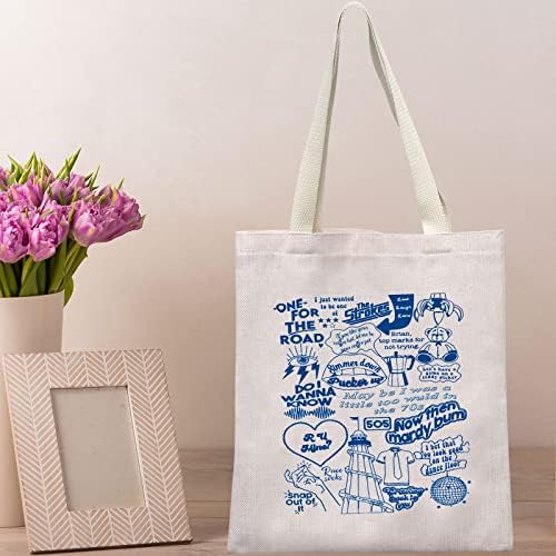 Bwwktop Rock Band Tote Tote Tagn Fans Fans Digs Song Thicks Inspired Gifts Singer Album Toto Bag For fansубители на музика на музика