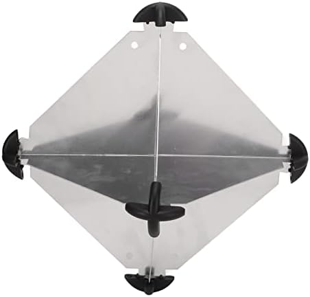 Рефлектор на морски радари на Демерас, радарски рефлектор со висока јачина на алуминиум октаетален тип 10 парчиња 12х12 инчи за моторни