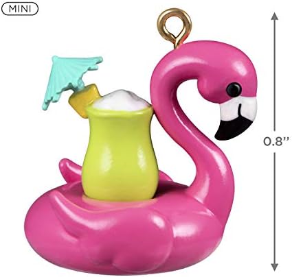Hallmark Keepsake Christmas Ornament 2020, Mini Flamingo Floatie, 0,8 “