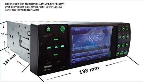 Систем за ефтин автомобил стерео палуба - UPSZTEC 4202A (2017 Auto Light and Portable Car Stero Bluetooth резервна копија на камера за камион,