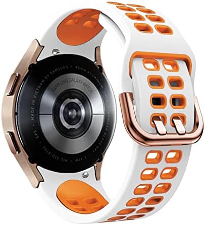20мм Официјален Силиконски Ремен За Samsung Galaxy Watch4 Класичен 46 42мм/44 40мм Smartwatch Ridge Спортска Нараквица Часовник Бенд Кореа