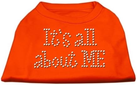 Сè е за мене, кошула од кучиња од ринестон портокалова LG