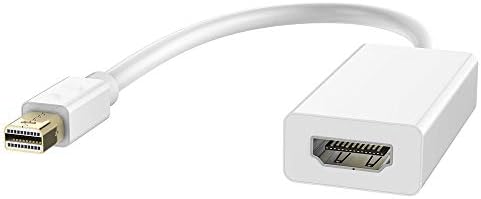 Mmobiel Mini DisplayPort на HDMI адаптер мини DP во HDMI конвертор компатибилен со MacBook Pro MacBook Air Mac Mini Microsoft Surface Pro 3/4 итн