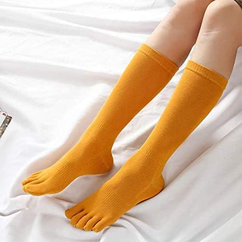 Lanmiaенски чорапи за прсти во Ланмија за водење атлетски памук со пет чорапи со прсти 4 пакувања