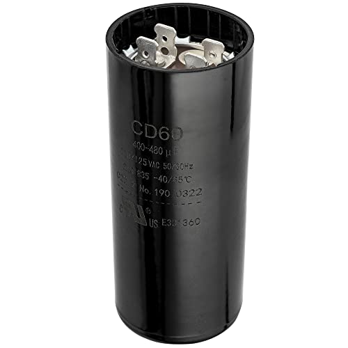 CANAMAX 400-480 MFD UF 50/60 Hz 110-125 VAC волти на почетокот на кондензаторот-Замена за наизменичен мотор или стартување на