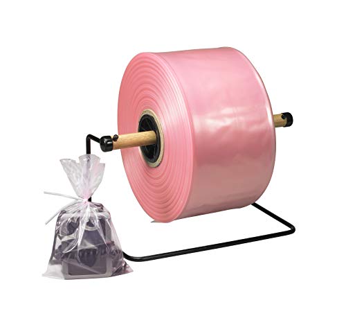 АВИДИТИ Анти -статички поли цевки, 15 x 1075 ', 4 мил, розова - за поли поли торби за пакување и складирање на електронски компоненти