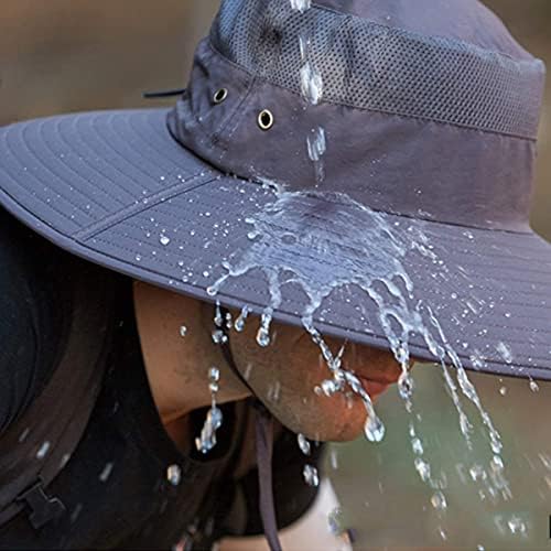 Леотруни Супер Широк Раб Кофа ШАПКА UPF50+ Водоотпорен Сонце Шапка За Риболов Пешачење Кампување
