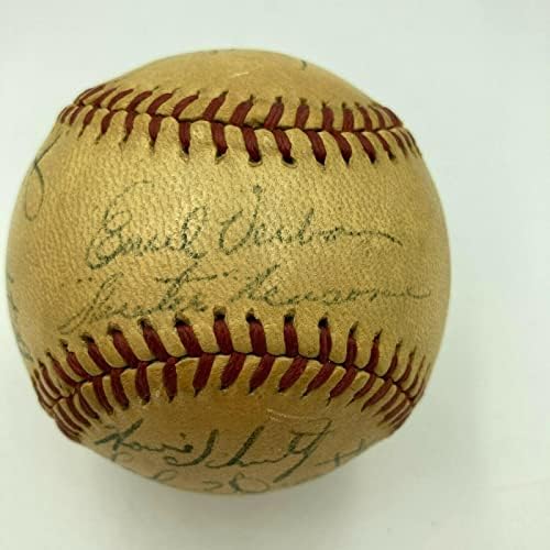 1947 Филаделфија Филис Тим Потпиша Официјална Национална Лига Фрик Бејзбол-Автограм Бејзбол