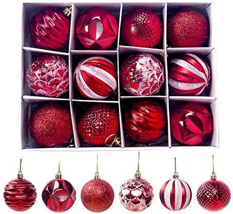 12ct 6 см топки за новогодишни елки собрани приврзоци за елка