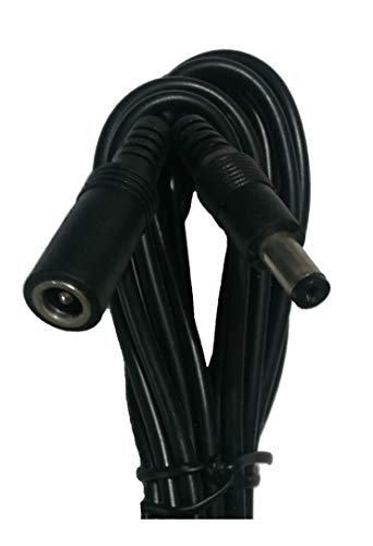 10ft 2.1mm x 5,5 mm приклучок 12V DC кабел за продолжување на напојување Универзални продолжени жици Компатибилен со Adaper 12V Power
