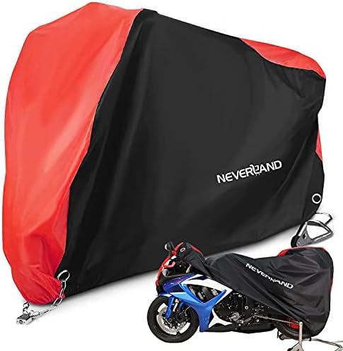 Neverland моторцикл покрива до 104 ”цела сезона водоотпорна заштита на отворено Оксфорд трајно со торби за складирање на завојување за