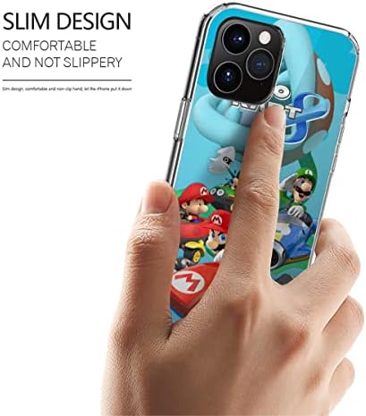 Телефон Случај Компатибилен Со iPhone Samsung Galaxy Mario 13 Картинг S20 6 7 8 Xr 11 12 Pro Max Se 2020 S10 S21 Додатоци Водоотпорен