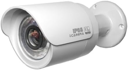 BW 1.3MP CMOS HD мрежа -докажана IR Mini Network Bullet Camera - Бела