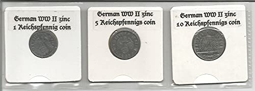 Де 1940-1945 Германија Нацистички Монети Доаѓа Во Албум Циркулирани