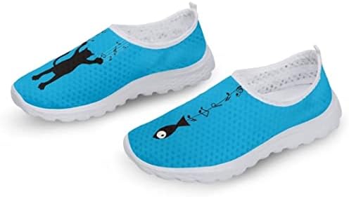 Pinupub трчање чевли за одење за мажи шарени печати персонализирани ладни меки дишење возрасни спортови патики