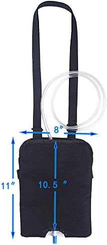 Уред за стабилизација на торбички за нозе на катетер, уринарна дренажа, држач за торба со катетер, со прилагодлива лента за рамо за дома, патување,
