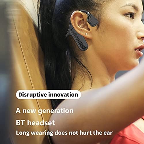 Слушалки За Спроводливост На коските Docooler Отворени Слушалки За Уши Безжични Слушалки 5.0 Со Вградени Микрофони, Водоотпорни И Отпорни На Пот Спортски Слушалки За Тр
